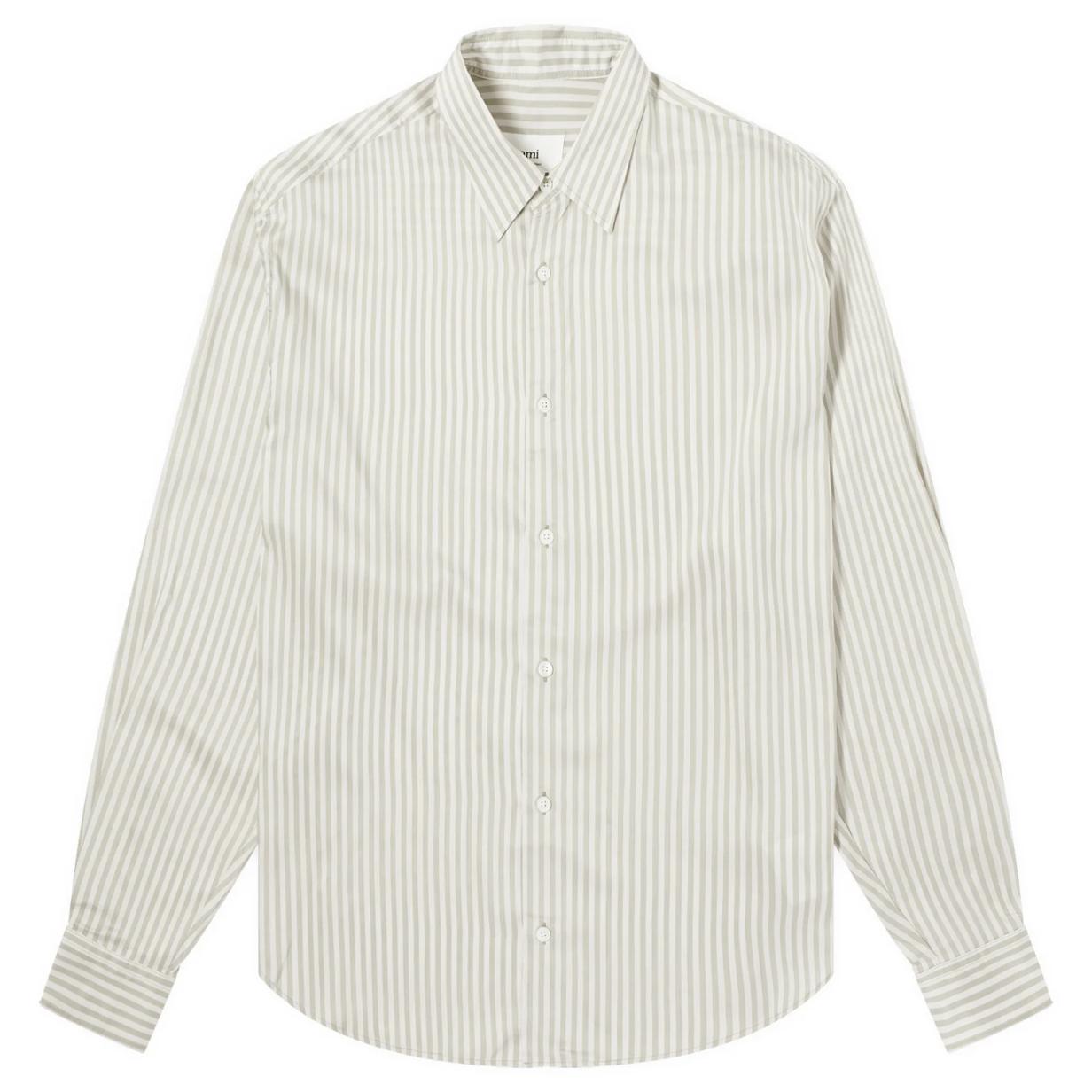 아미 셔츠 AMI Paris Boxy Stripe Shirt USH126-VI0015-1931